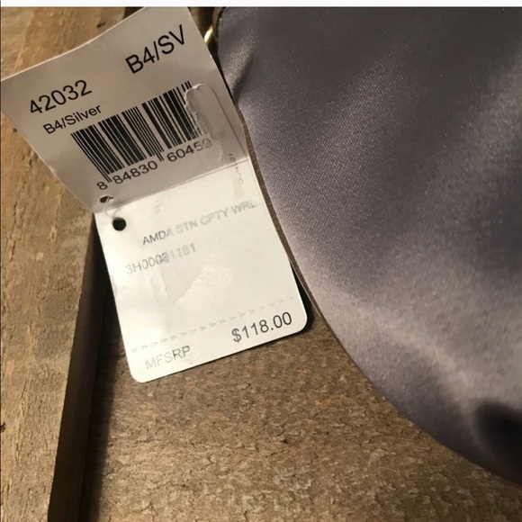 Authentic Coach Silver & Gold Clutch Wristlet - Picture 5 of 8